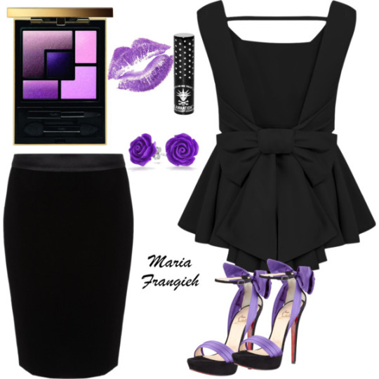 Black-and-Purple-Outfit-Fashion-Style-Maria-Frangieh