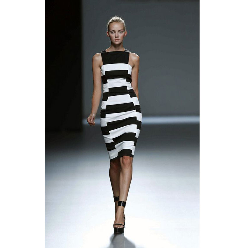 fashion style black white dress maria frangieh blog 9