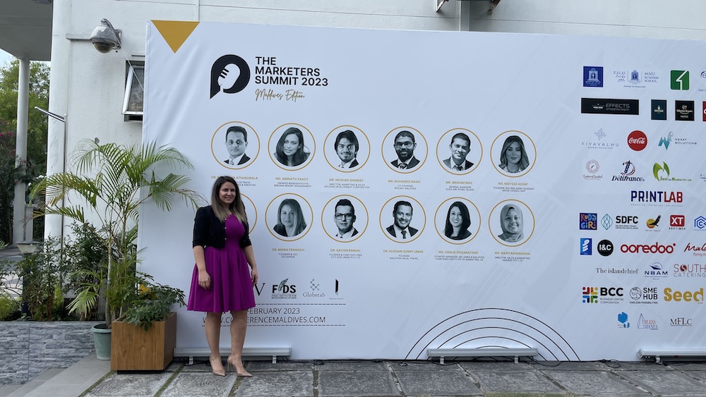 marketers summit maldives edition 2023 maria frangieh blog personal branding brand ambassador